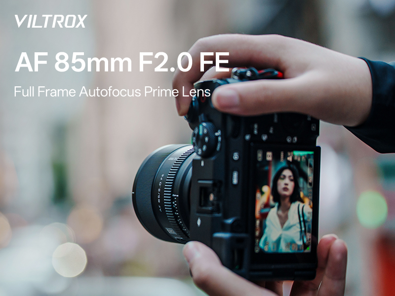 Objectif Viltrox AF 85mm F2.0 FE Evo Pour Sony Plein Format - Autofocus Rapide, Léger 340g, Monture E