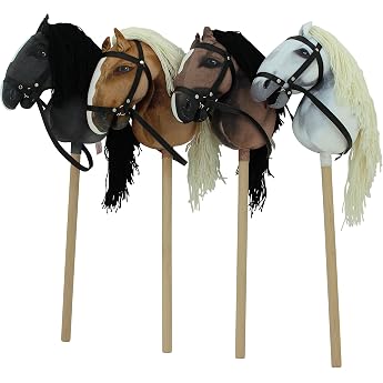 Sweety Toys Hobby Horse Horse Suitable for Hobby Horsing Dark Brown