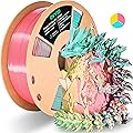 OVV3D Pla Filament 1.75 +/- 0.02 mm, 3D Printer Filament Pla Filament Competitive Tricolour (Sky Blue, Red, Orange, Pale Yellow), Pla Spool 1 kg /2.2 lbs