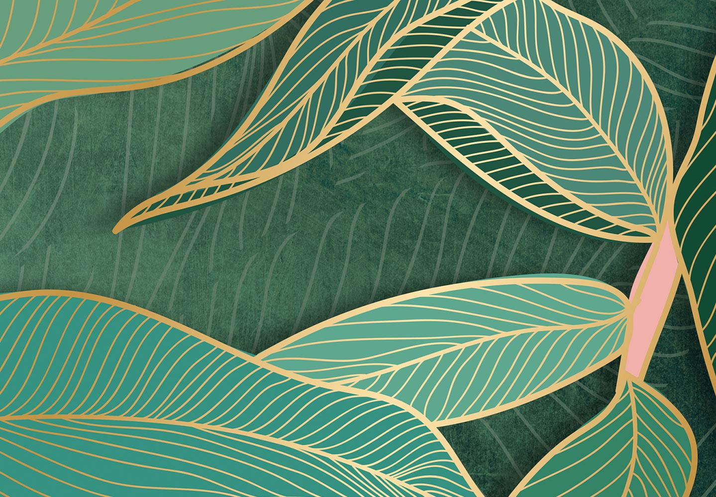 murando - Leinwandbild Abstrakt 150x50, 150x50 cm, 1-teilig, Schlafzimmer | Hochwertige Leinwand, sofort aufhängbar, ideal fürs Wohn- oder Schlafzimmer, wasserfest und lichtecht, langlebig, stilvoll