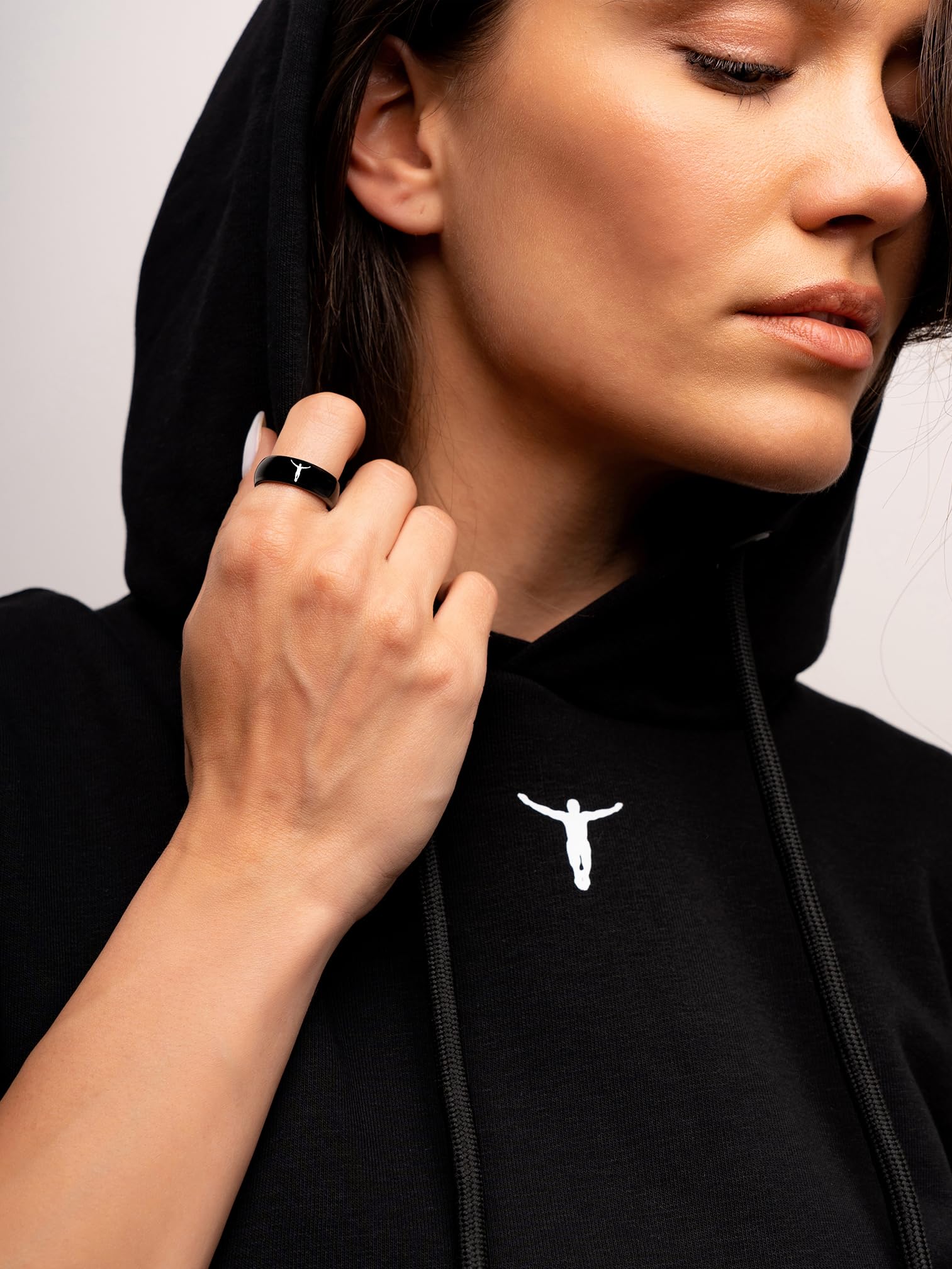 1'618 bague de paiement en céramique high-tech avec puce NFC | Paiement sans contact, durable, technologie NFC, jamais de charge, étanche