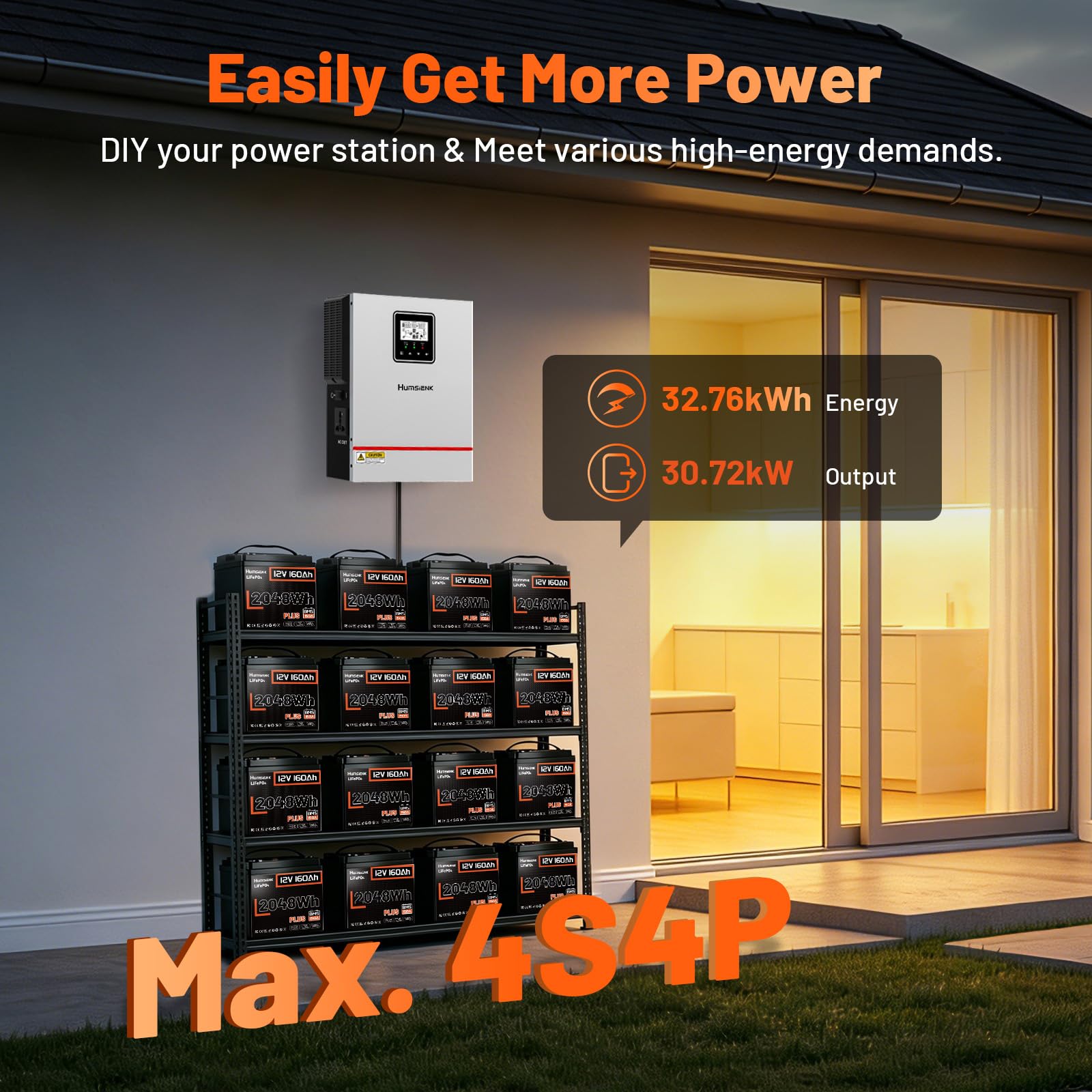 WattCycle Akumulator LiFePO4 12V 160Ah, 2048Wh, BMS 150A, ECE R10, 1920W Moc Ciągła, 6000+ Cykli, IP65, Ochrona Niskotemperaturowa, do Kampera, Przyczepy, Fotowoltaiki i Off-Grid