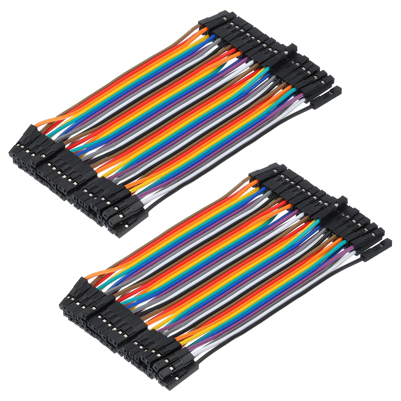 Arduino Starter Kit Uxcell Female To Female 40Pin Breadboard Jumper ...