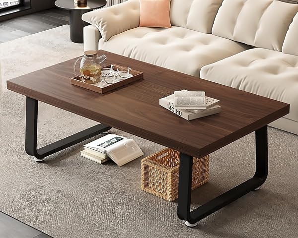 Walnut Grain Industrial Center Table