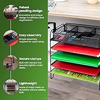 Vista 3 de Organizador de archivos que se fija debajo del escritorio