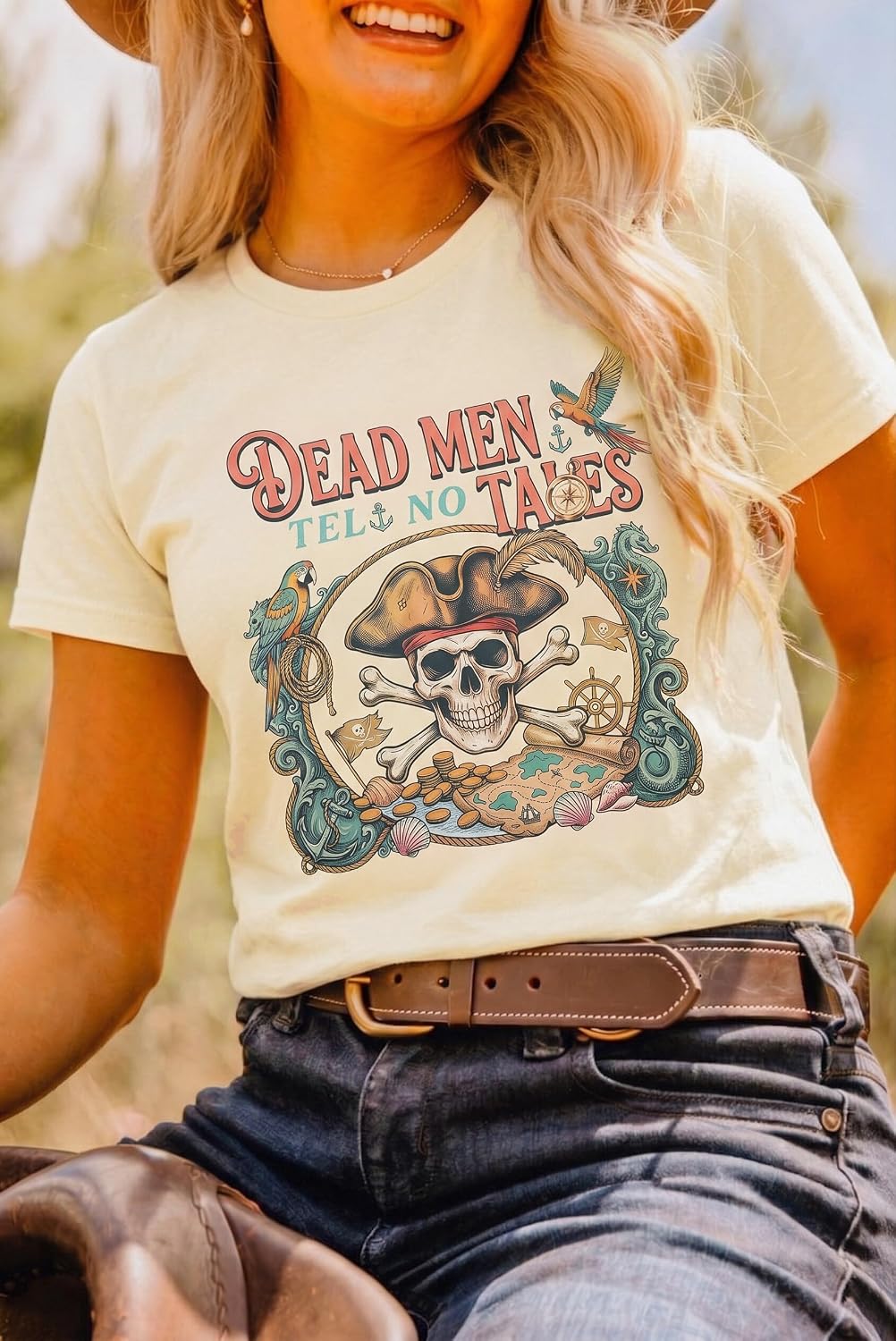 Pirate Shirt Women Pirates Shirts - Retro Pirates Lifts Tshirt Renaissance Style Pirate Costume