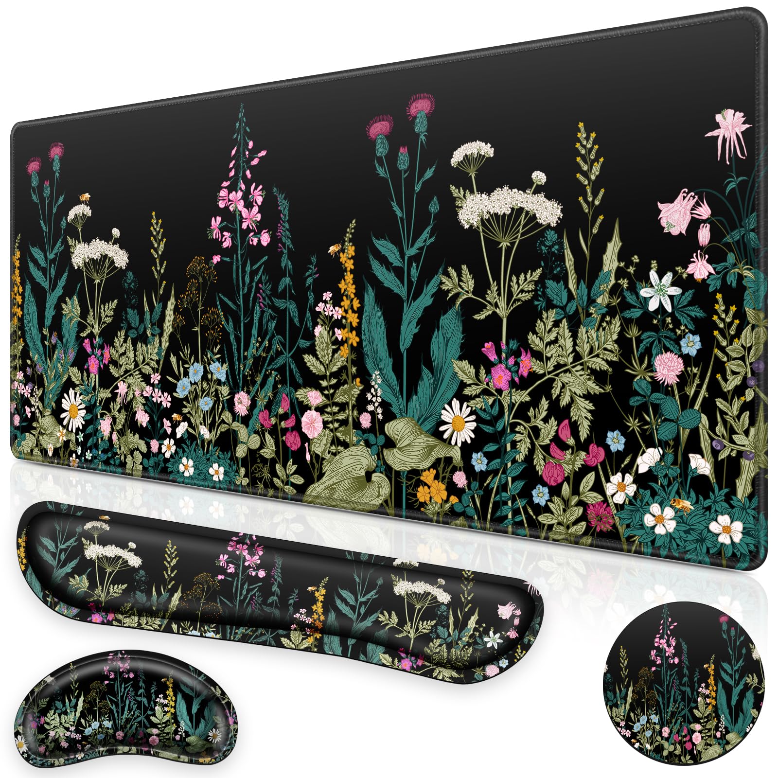 Canjoy Desk Mat with Wrist Rest - Ergonomic Comfort -10