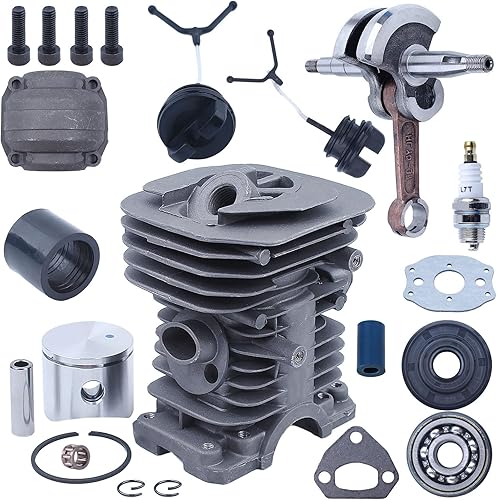 Miniatura 5 de 530069941, Kit de cilindro de 1.575 in, para Husqvarna 142 141 137 136 para pieza de motosierra