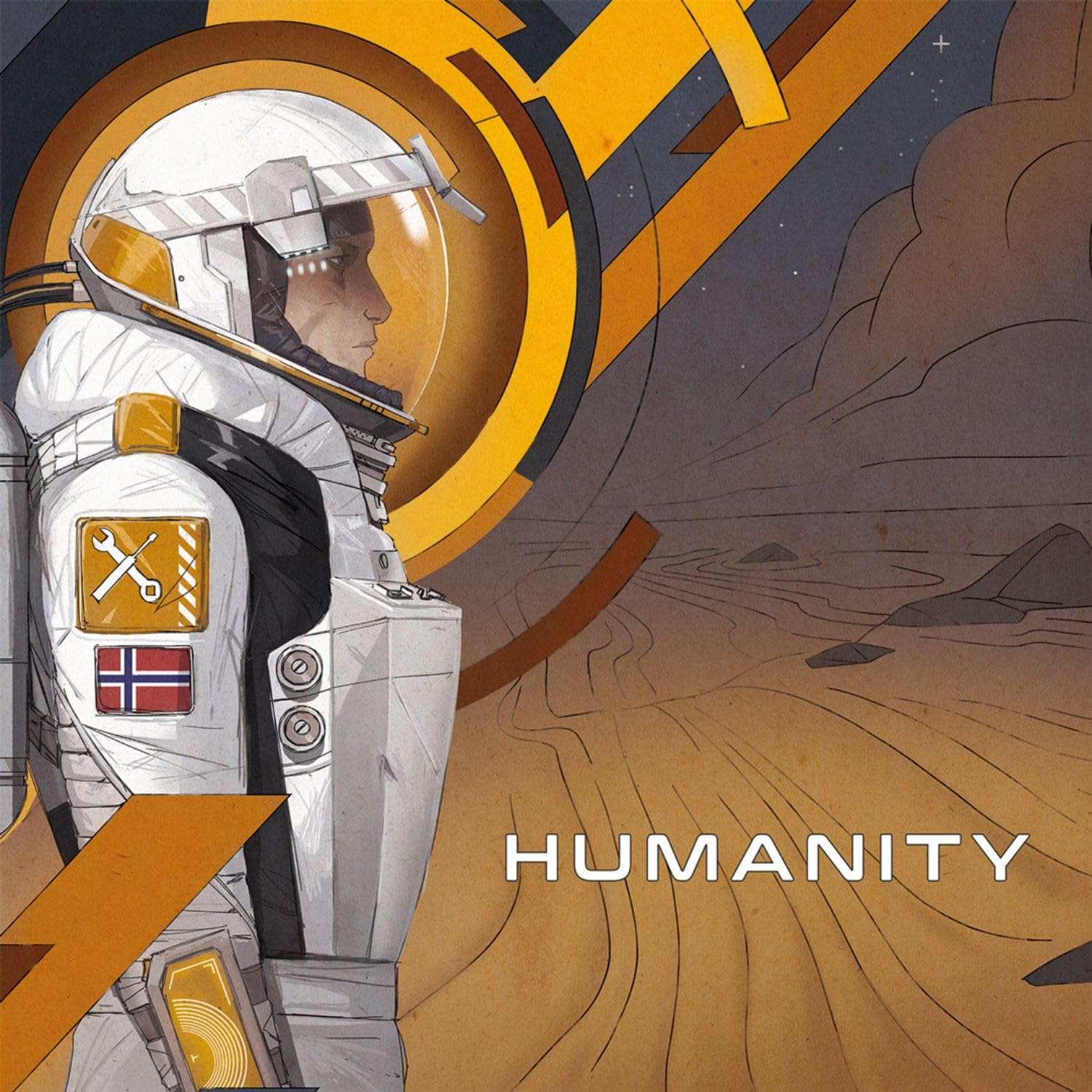 Asmodee Bombyx Humanity - Gry planszowe - Gry planszowe - Gry Ustawiające - Od 14 lat - dla 2 do 4 graczy - wersja francuska