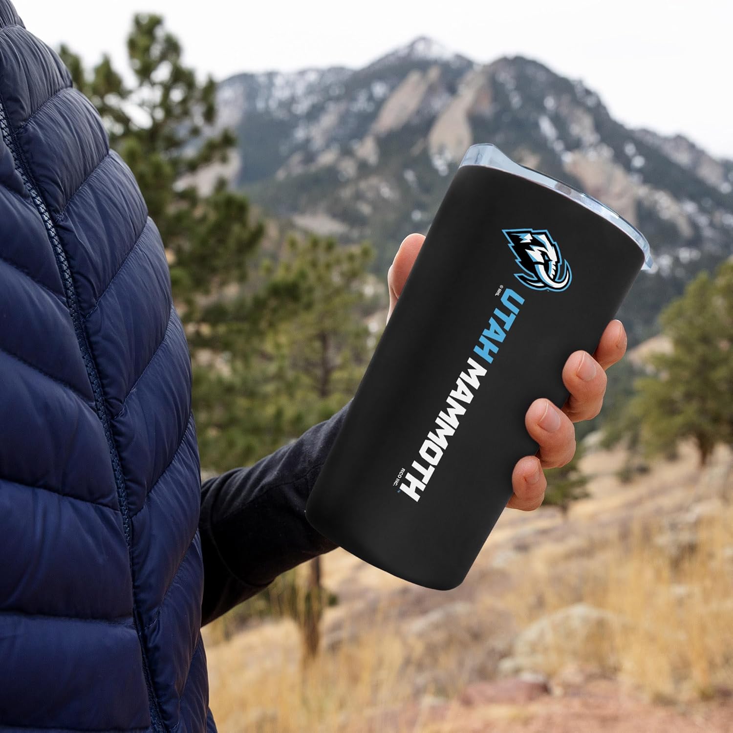 Rico Industries NHL Hockey Utah Mammoth Standard 18oz Soft Touch, Easy Grip Tumbler - Image 2