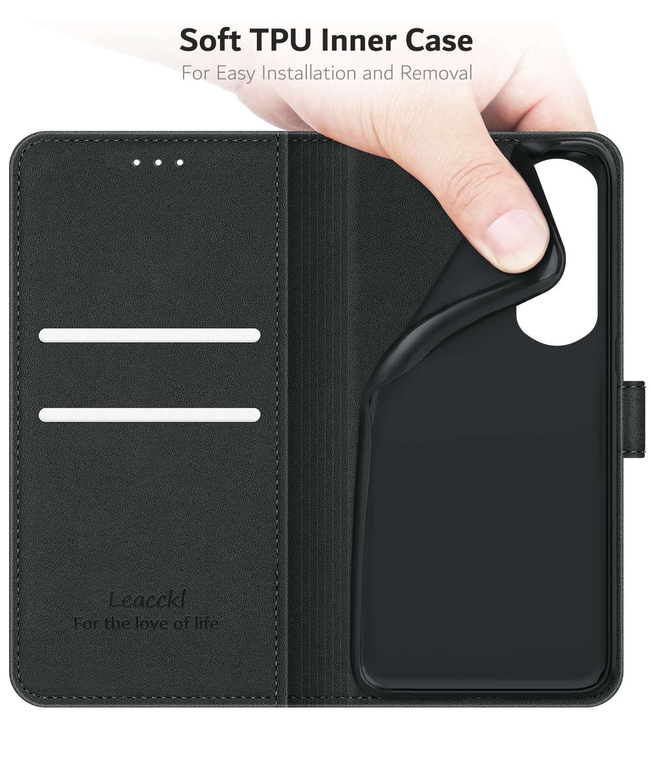 Custodia Per Honor 90 Lite 5G Custodia Per Telefono A Portafoglio Con Tasca Con Cerniera In Pelle Premium Con 9 Slot Per Schede E Cinturino Da Polso Staccabile - Foto 8