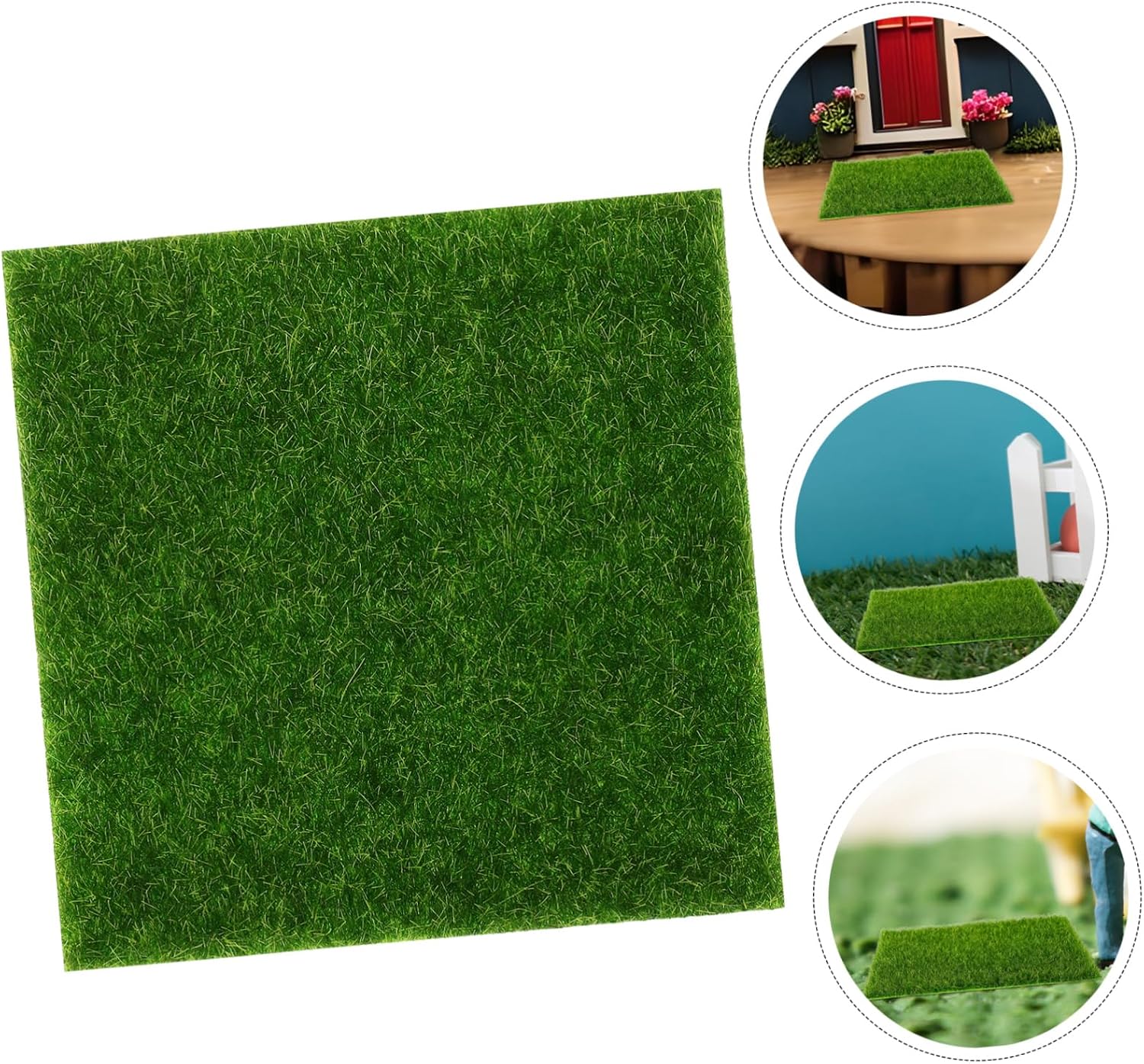 10pcs Imitation Grass for Model Turf Artificial Moss for Terrariums Eco Bottle Landscapes and Miniature Displays Decorative Fake Grass for and Home Decor