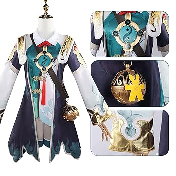 崩壊スターレイル　フォフォ コスプレ衣装　武器 ウィッグ無しセット 送料無料◇崩壊：スターレイル 風 フォフォ Huohuo コスプレ衣装