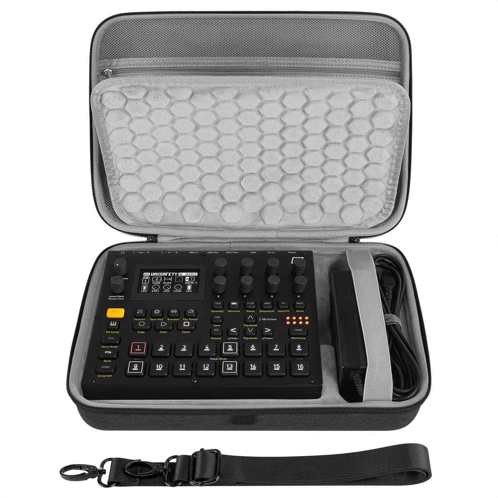 Borsa per Il Trasporto Del Sintetizzatore Audio EVA Resistente Ai Graffi Accessori Portatili