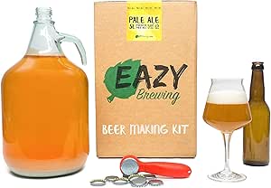 Kit de Brassage 5 Litres Bière Blonde - Pale Ale Française - Coffret Cadeau pour Brasser sa Bière Artisanale Maison - NOTICE EN FRANÇAIS