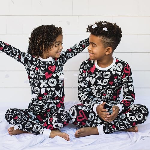 Miniatura 116 de Burt's Bees Baby - Conjunto de pijama de algodón de 2 piezas para bebés y niños, camiseta de manga larga y pantalón largo