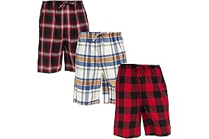 Men's Soft Cozy Flannel Boxer Shorts: The Ultimate Nighttime Comfort