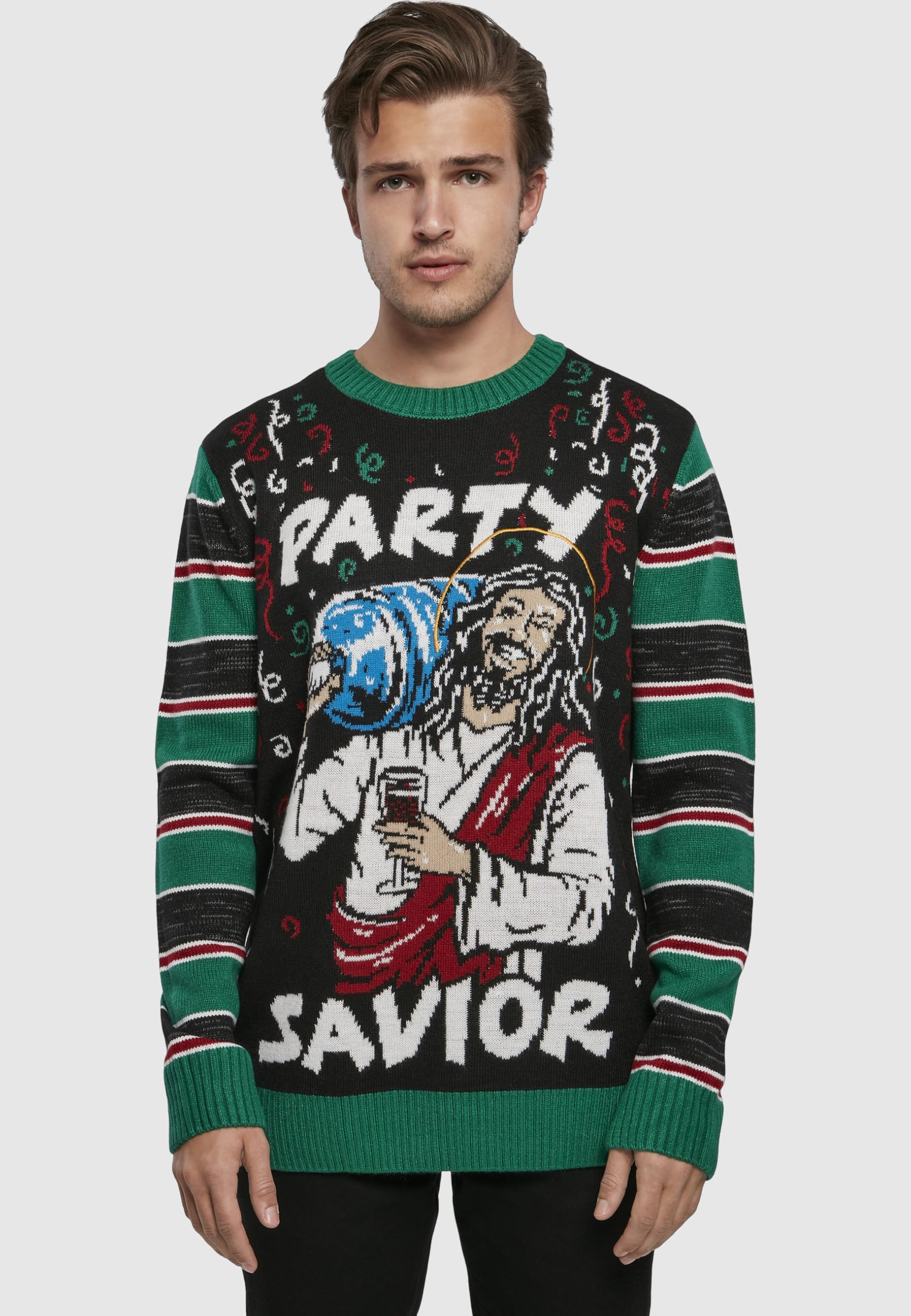 Urban Classics Herren Savior Christmas Sweater