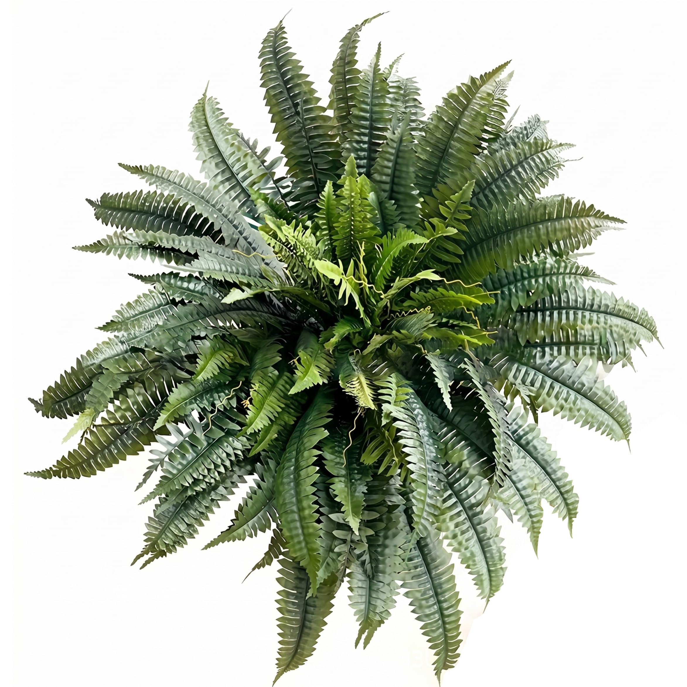 Fougère artificielle sans entretien grande plante verte pour coin sombre