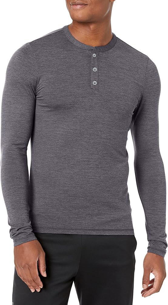 Henley shirt athletic fit Clearance