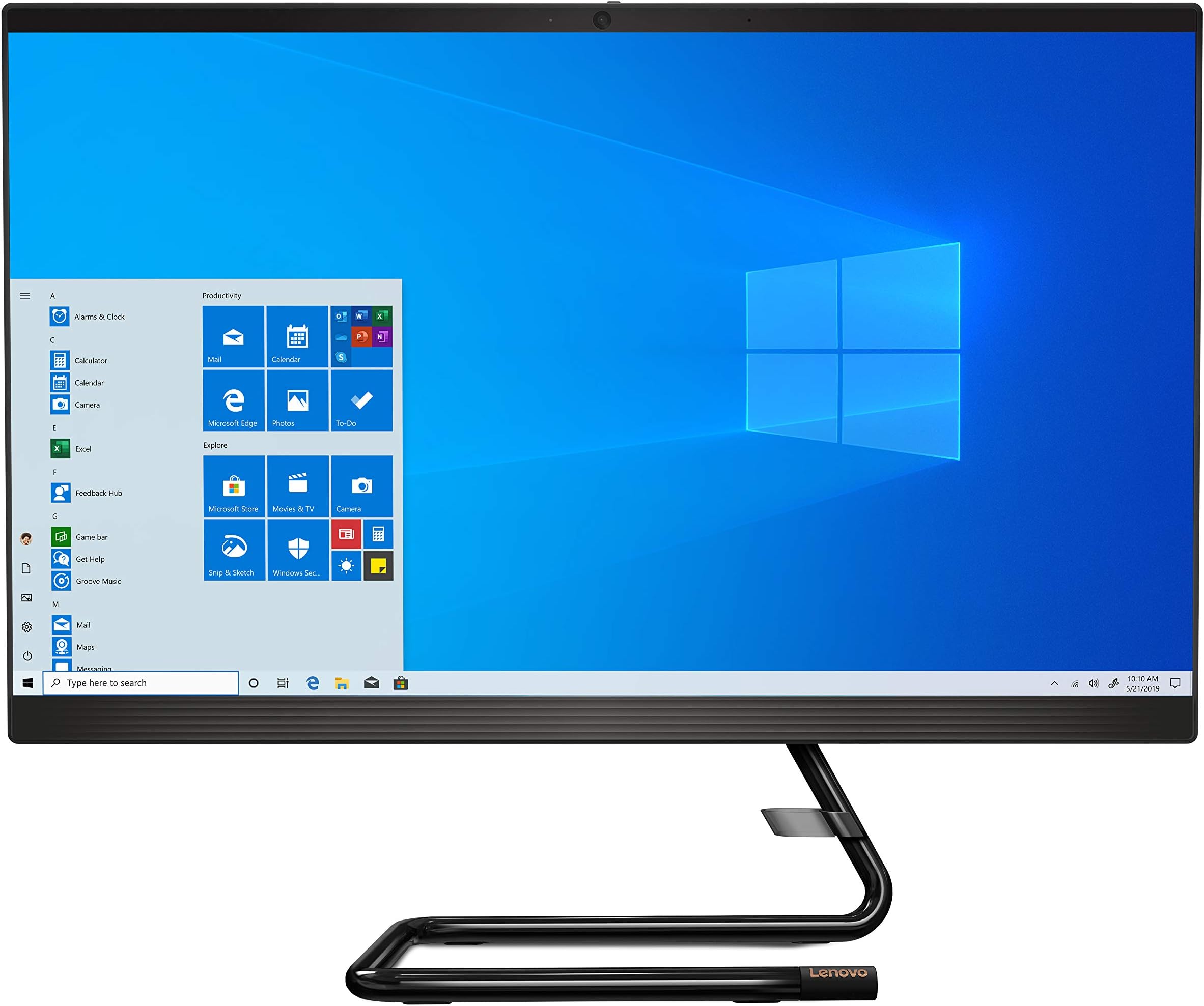 IdeaCentre AIO 3, 24" All-in-One Computer, AMD Ryzen 3 4300U Mobile Processor, 8GB DDR4, 256GB SSD, DVD RW Drive, Windows 10