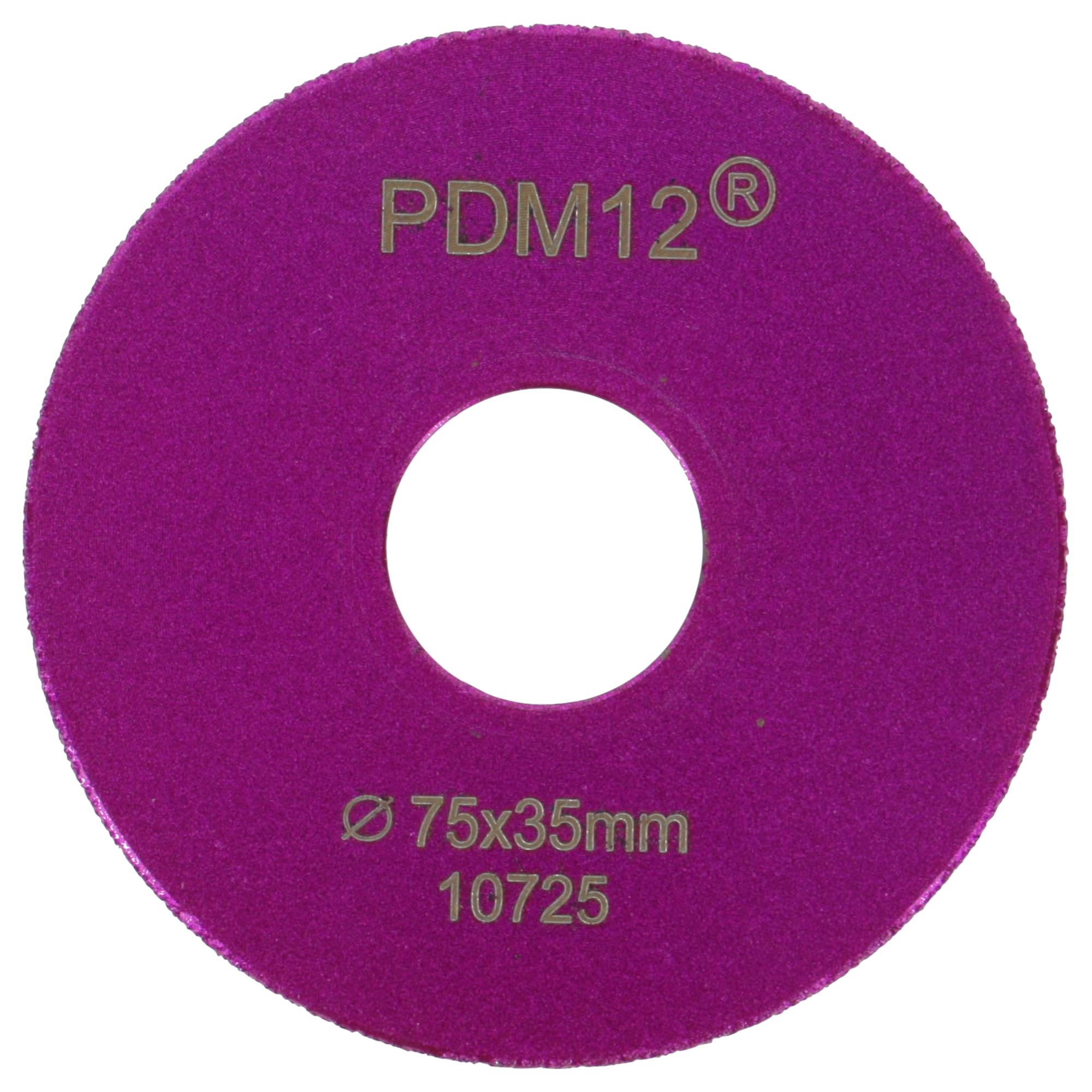 PRODIAMANT Fraise à bordure extérieure diamantée Ø 75 mm x 22,23 R17,5 - Fraise à arrondir pour grès cérame, céramique et pierre naturelle - Arrondissement des bords sur plans de travail, rebords de