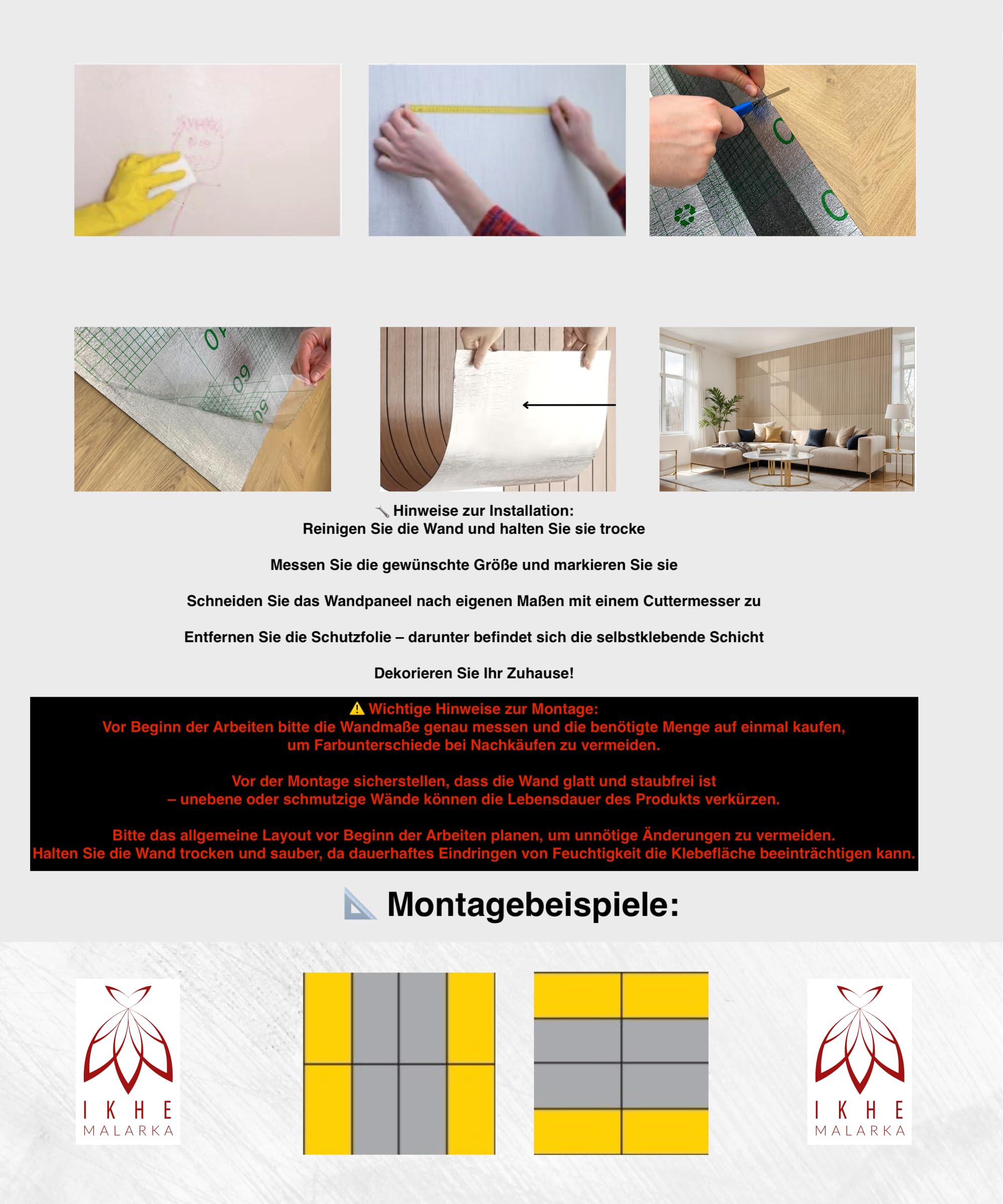 Lamelles décoratives auto-adhésives en rouleau [aspect bois] – 40x300 cm – Revêtement mural en mousse PE + PVC, hydrofuge et résistant aux chocs – Panneaux muraux 3D, épaisseur : 2,8 mm, 1,2 m² (R01)