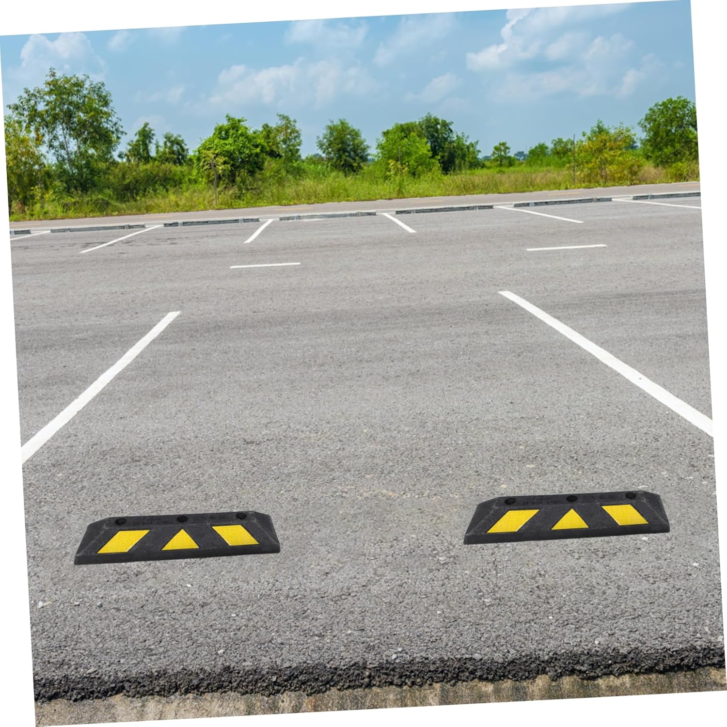 Luxshiny Block for Garage Parking Stopper for Trucks Trailers and Cars Easy to Install Garage Parking Aid for Safety and Space