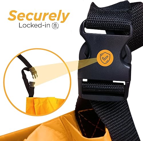 Miniatura 2 de Bolsa Caddy para Cubo de Basura  Se ajusta a cubos de 32-55 galones  Compatible con Brute y Uline  Vinilo resistente  Delantal para contenedor de