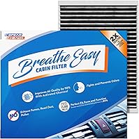 Vista 33 de Filtro de cabina AC y calefactor de defensa contra olores Breathe Easy de Spearhead, se ajusta como OEM, hasta un 25% más duradero con carbón