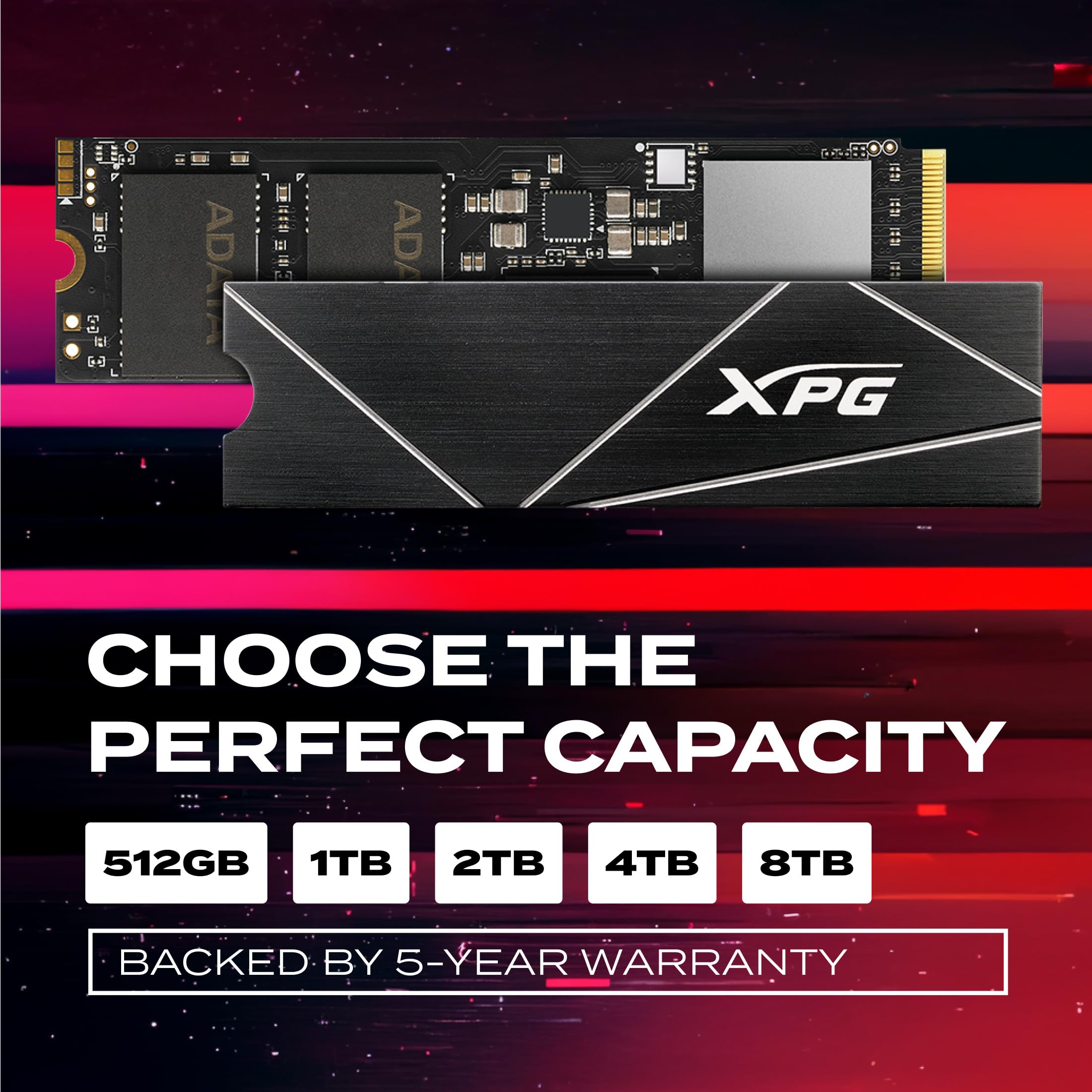 Amazon.com: XPG 4TB GAMMIX S70 Blade PCIe Gen4 M.2 2280 SSD