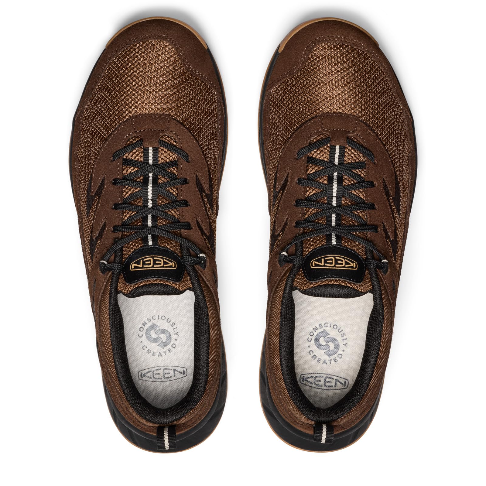 Keen Zapatillas de Senderismo para Hombre, de Piel sintética, Ligeras, Transpirables, con ventilación Baja, para Senderismo, Color Verde Oscuro