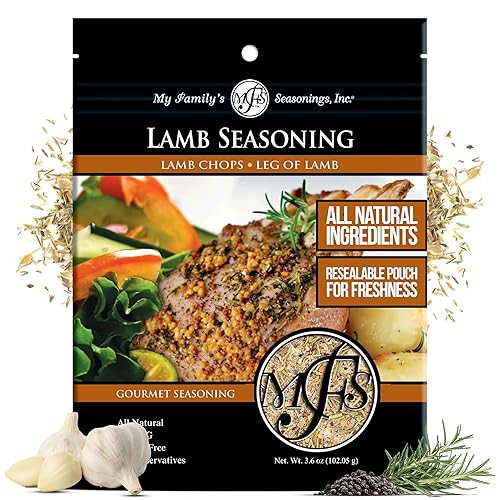 Miniatura 1 de My Family's - Condimento de cordero – Condimentos secos y especias – Fumar frote para estofado y bistec – Perfecto para costillas y chuletas a la