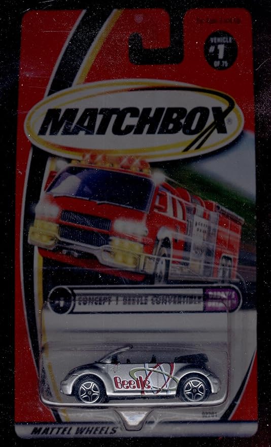 Matchbox Hero City Concept Beetle Convertible Daddy's Dreams #1 SIVLER 1:64 Scale