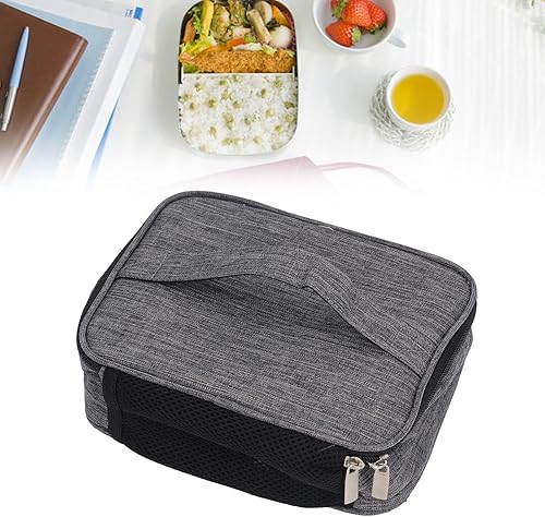 Miniatura 3 de Bolsa de almuerzo portátil para horno, calentador de alimentos con carga USB, caja de almuerzo portátil para microondas, película de aluminio, caja