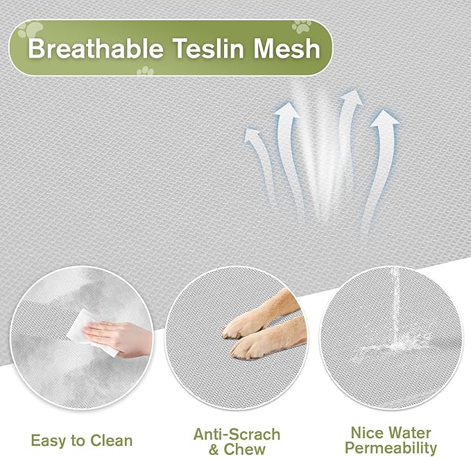 Catre Elevado para Perro Grande 107x76x20 cm - Impermeable y Portátil miniatura 4