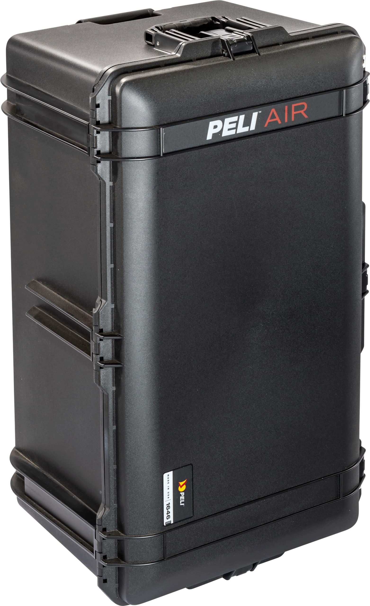 PELI 1646 AIR Koffer, Großer Rollkoffer für Filmkameras und technisches Equipment, IP67 wasserfest und staubdicht, 111 Liter Fassungsvermögen, ohne Schaumstoff, Farbe: Schwarz