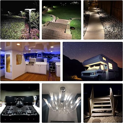 Miniatura 6 de Bombillas LED G4 T3 de 3 W, 6000 K, para paisaje, exteriores, 12 V24 V, G4 20 W, 25 W, 30 W, reemplazo halógeno, bajo voltaje, T3 JC, bombilla