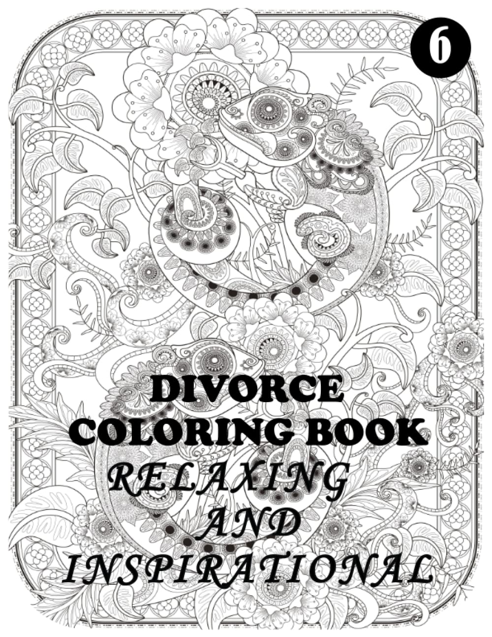 Livre de coloriage divorce anti-stress pour retrouver le calme et l'inspiration
