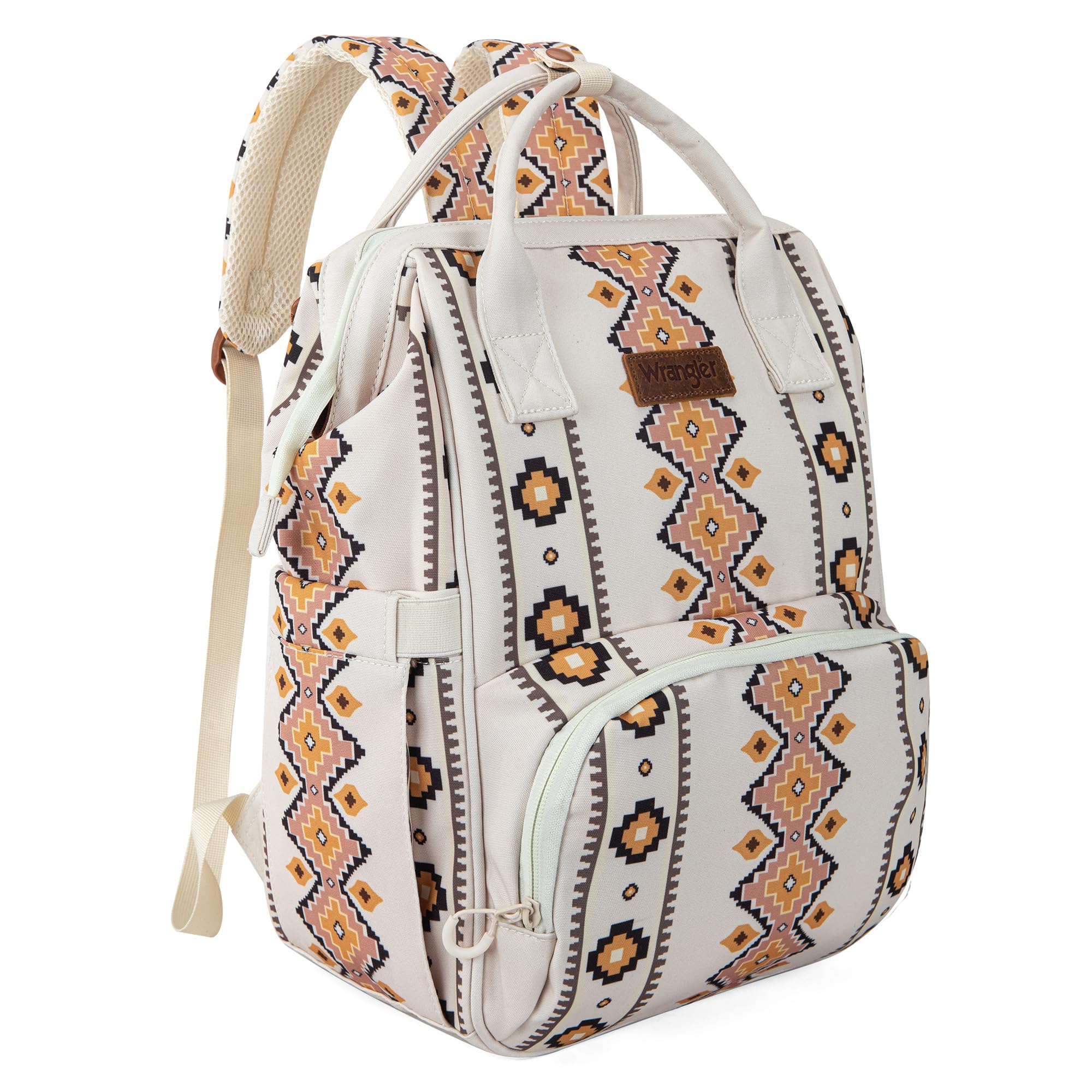 Montana West Wrangler Backpack Callie Diaper Bag Aztec Travel Baby Bags with Stroller Straps and Insulated Pockets