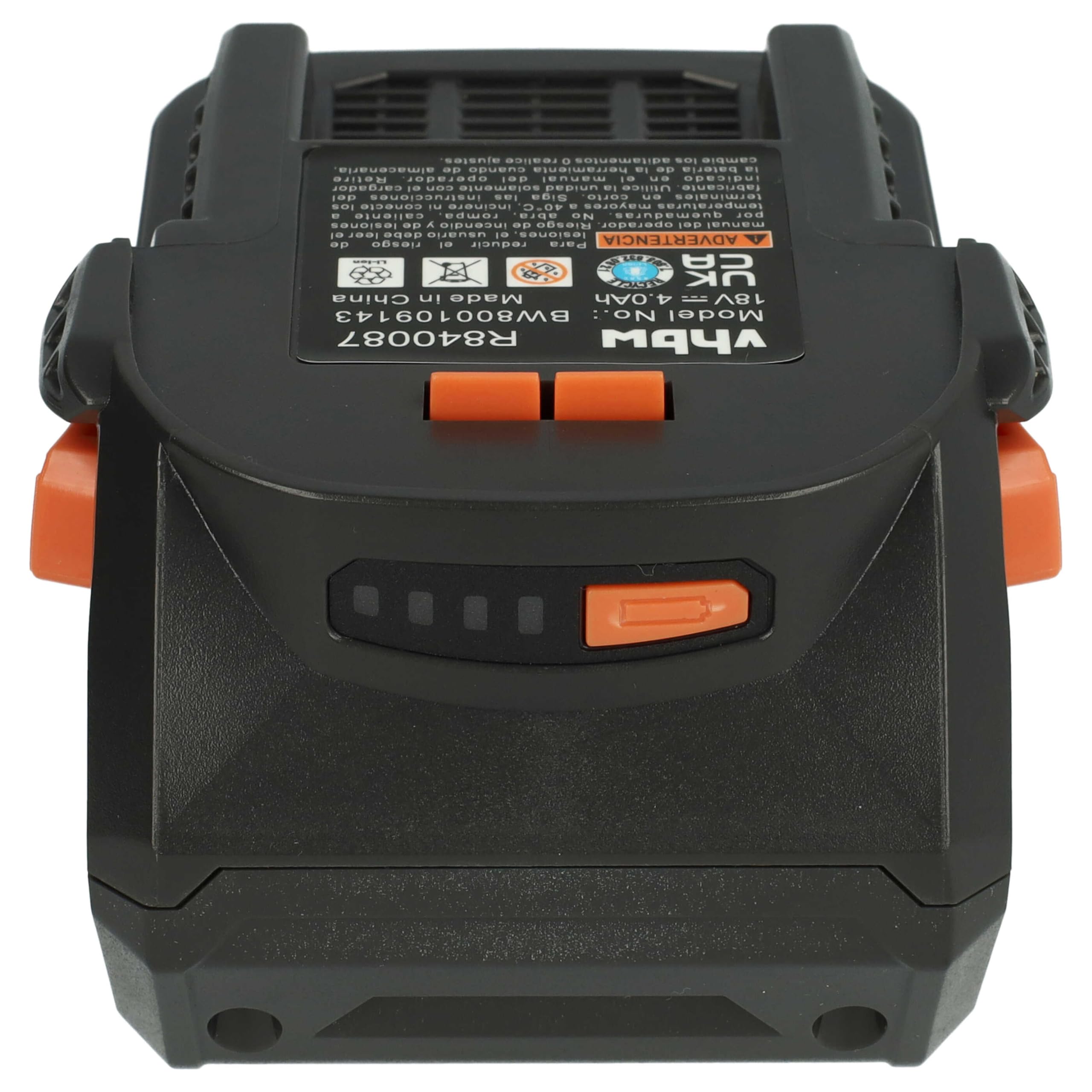 vhbw 1x batteria sostituisce AEG B1814, B1817G, L1830R, B1814G, B1817, L1815R, L1830, L1815, L1840R per utensile elettrico (4000 mAh, Li-Ion, 18 V)