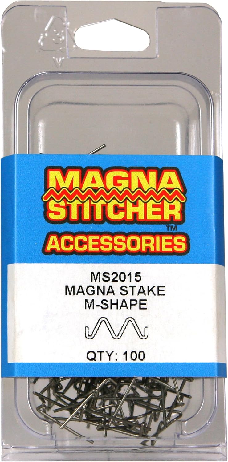 Motor Guard MS2015 M-Shape Magna-Stakes, 100-Pack