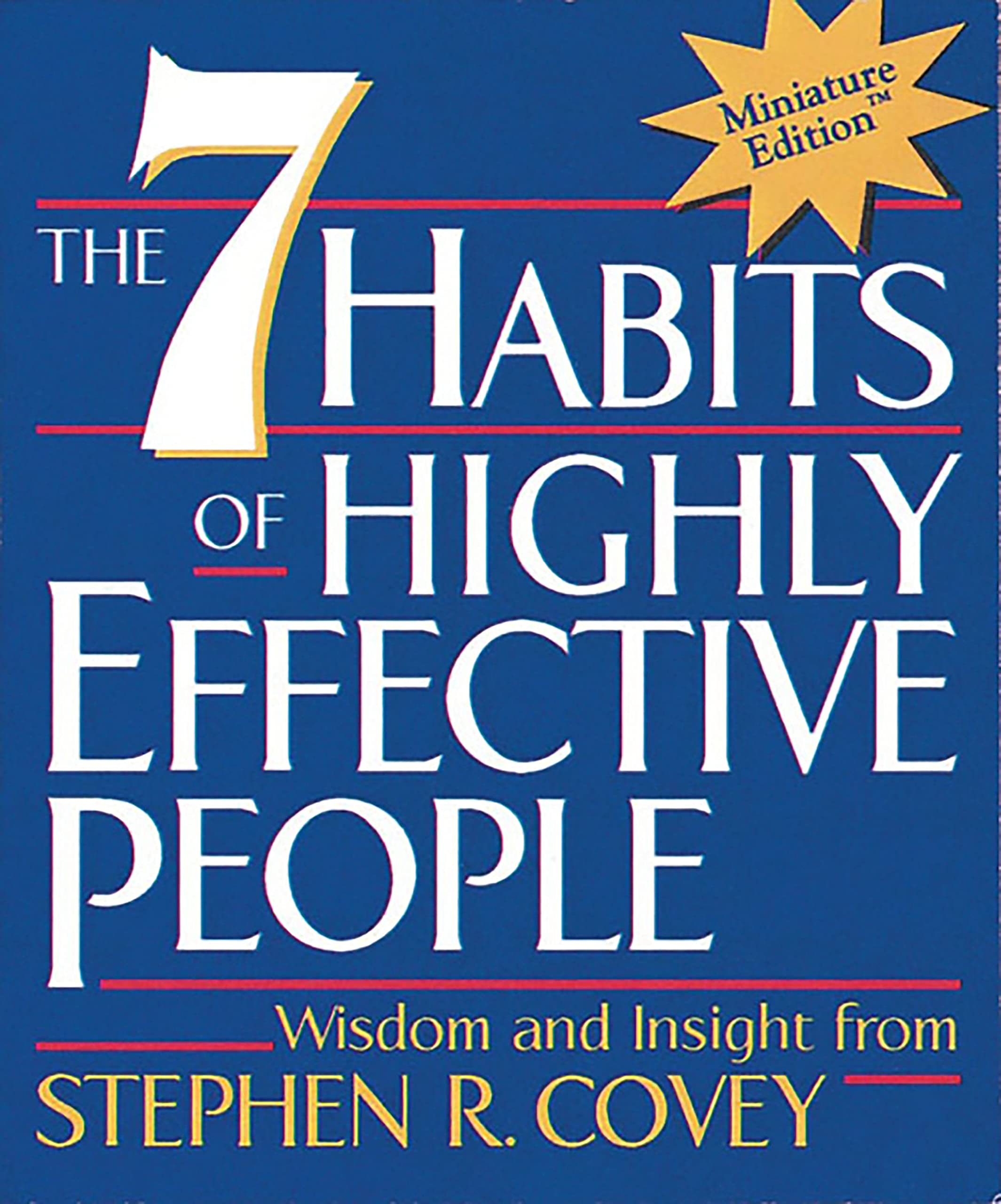 The 7 Habits of Highly Effective People (Miniature Editions) ... - 9780762408337