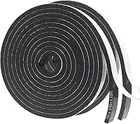 Vista 13 de Cinta aislante de espuma autoadhesiva Storystore, 2 pulgadas x 3/8 pulgadas x 6,5 pies, resistente a la intemperie para puertas y ventanas, sello