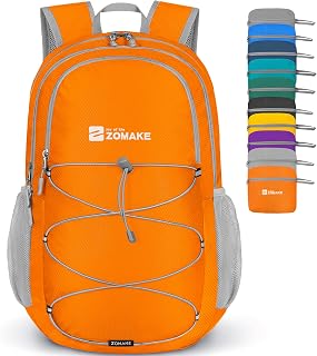 28L Small Packable Hiking Backpack - Lightweight Hiking Daypack - Water Resistant Foldable Day Pack for Camping