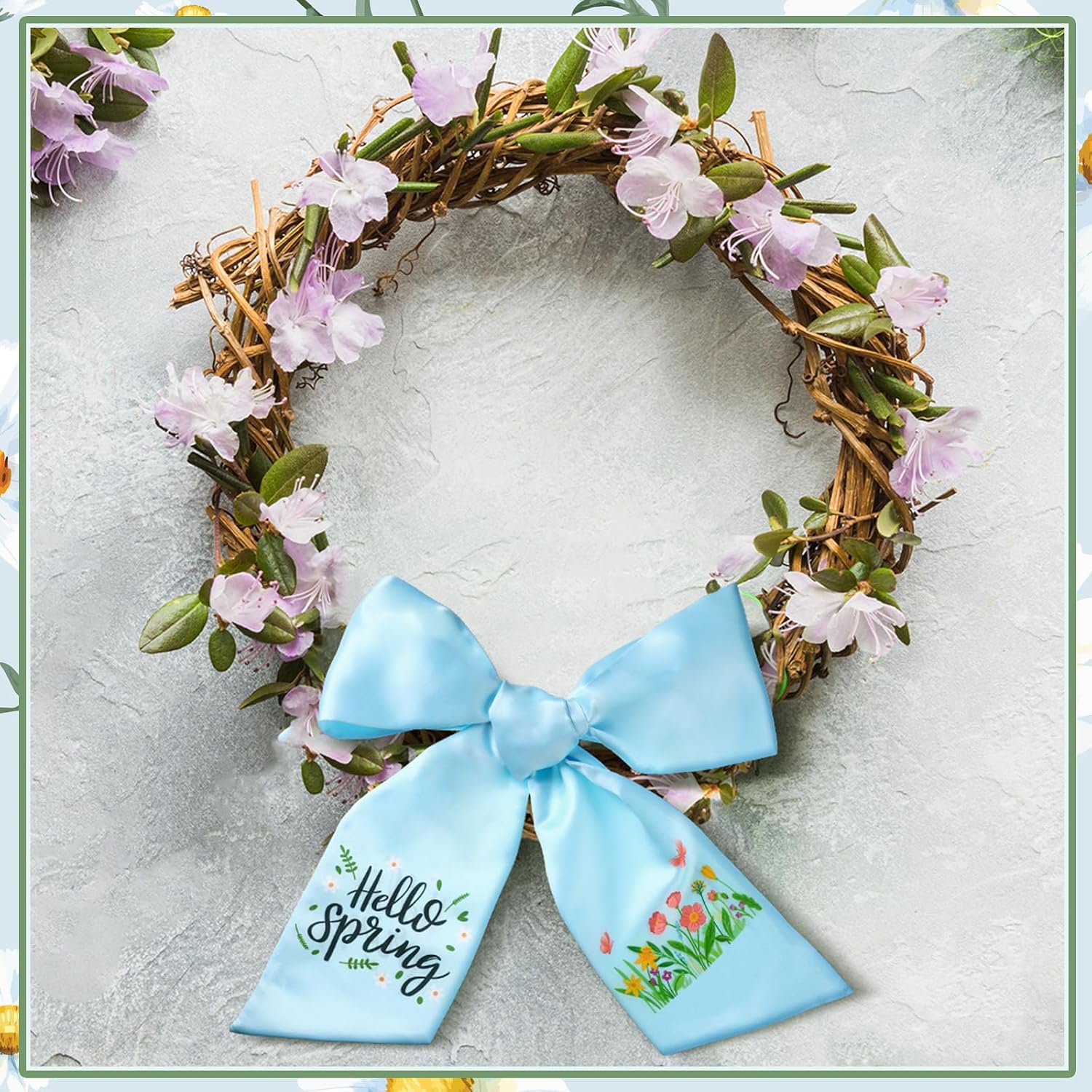VitalCozy Spring Wreath Sash for Front Door image 5