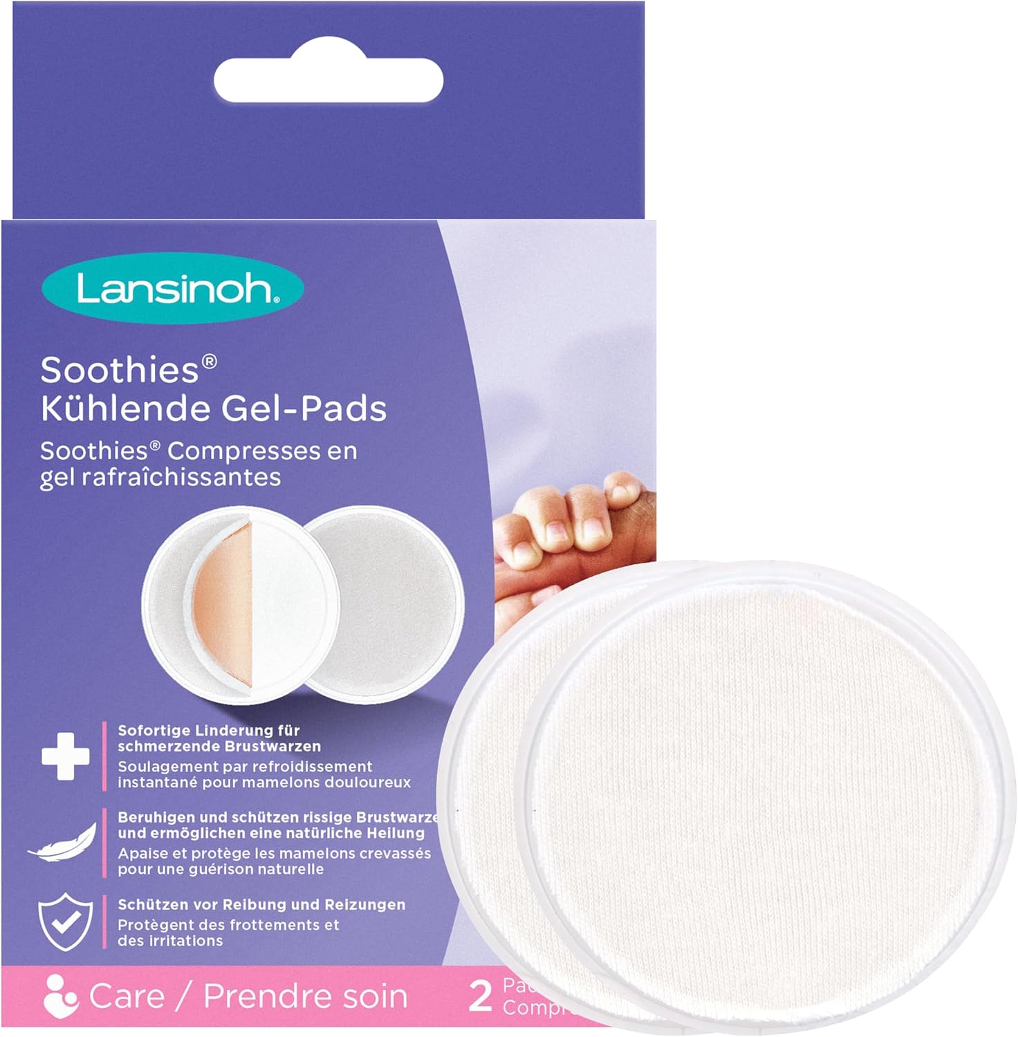 Lansinoh Soothies გამაგრილებელი ჰიდროგელის საფენები
