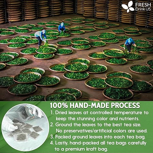 Miniatura 7 de FRESHDRINKUS Bolsas de té de hierbas, hojas de té de guanábana, hojas de guayaba, té de hoja de laurel, hoja de neem, té de hojas sueltas de
