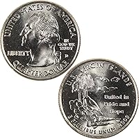 Vista 3 de 2009 D Territorios de las Islas Vírgenes de los Estados Unidos Cuarto BU Sin Circular Revestido 25c