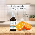 Organika Canadian-Made Vaporisateur de zinc pour enfants avec vitamine C- Arôme orange Tangerine- Immune Support pour vos enfants, format de pulvérisation facile- 30ml